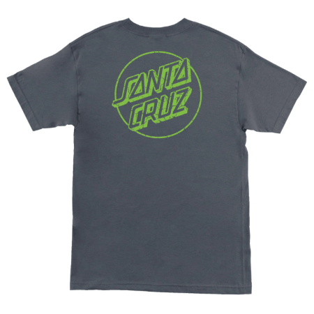 Santa Cruz Opus Dot Tee (Charcoal/Toxic Crackle)