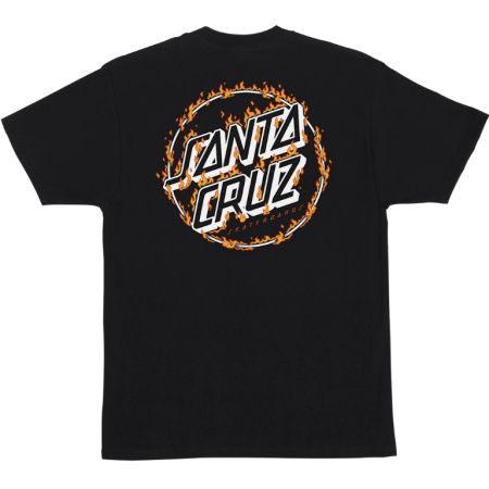 Santa Cruz Burnt Opus Tee (Black)
