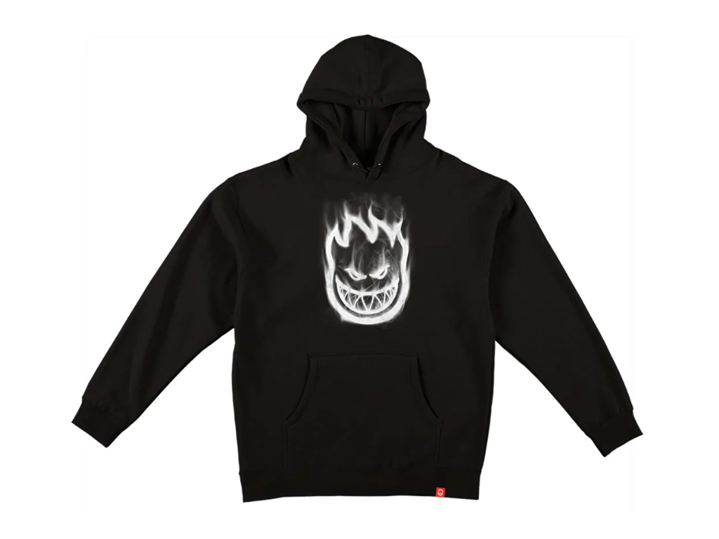 Spitfire Bighead Smoke Hoodie (Black/Grey)