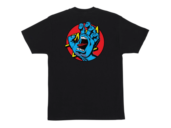 Santa Cruz Hand Dot Tee (Black)