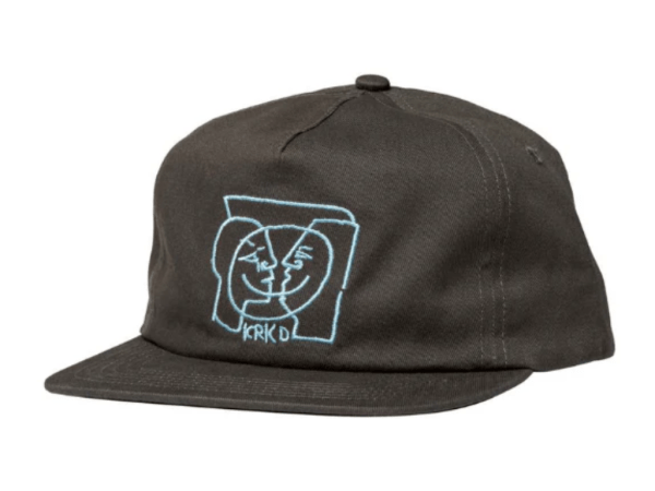 Krooked Moonsmile Raw Hat (Charcoal)