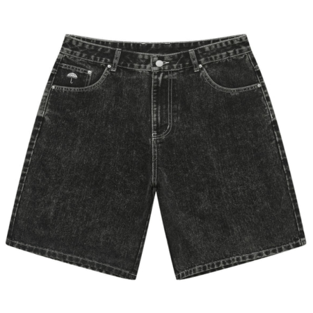 Helas Dieu Grec Jean Shorts (Washed Black)
