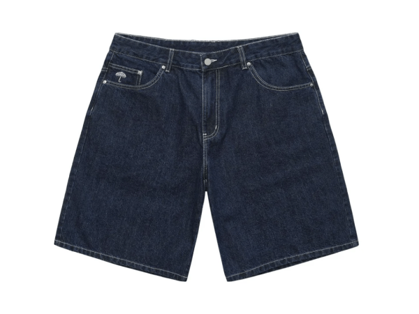 Helas Dieu Grec Jean Shorts (Washed Navy)