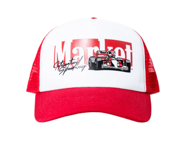 Market Formula One Trucker Hat (Red/White)