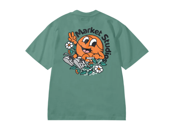 Market Chill In The Net Tee (Malachite Green)