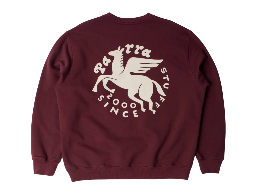 Parra Gasoline Crew Neck (Burgundy)