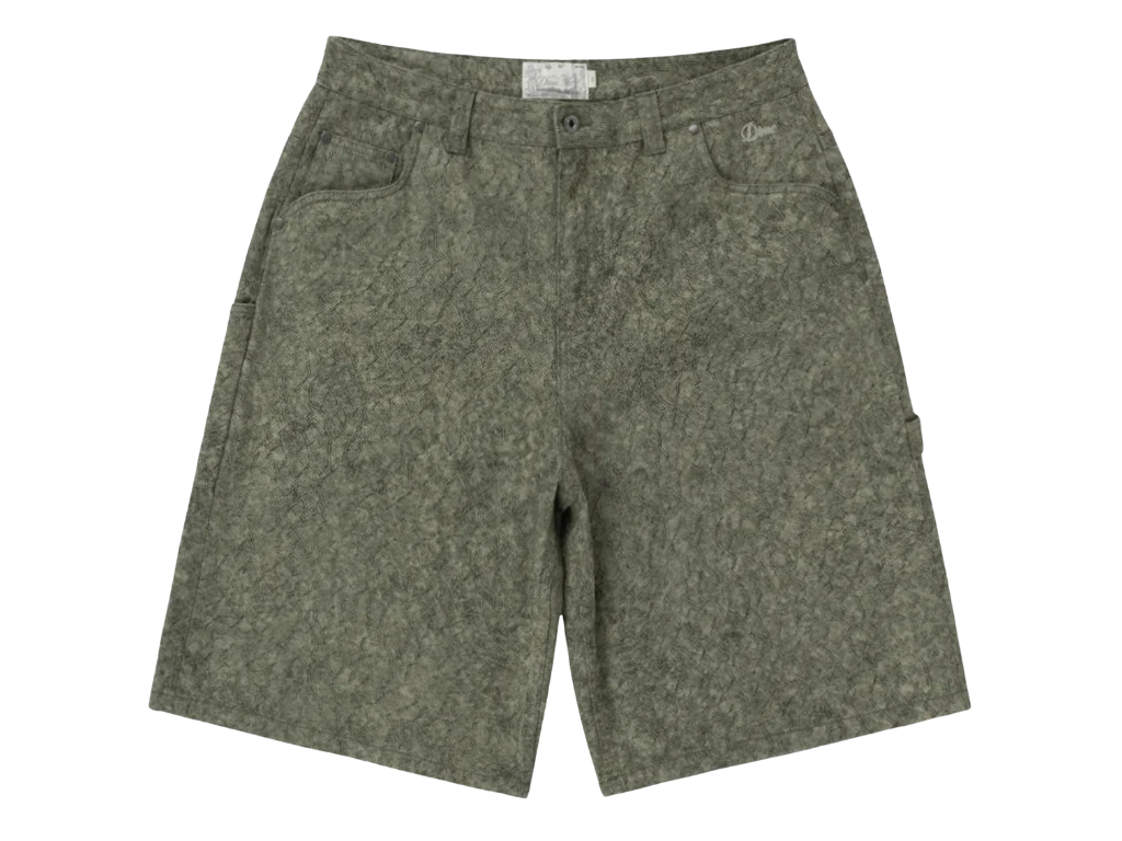 Dime Classic Denim Shorts (Electric Green)