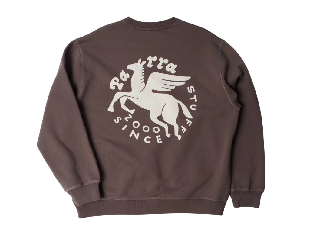 Parra Gasoline Crew Neck (Brown)