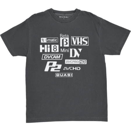 Quasi Formats Tee (Faded Black)