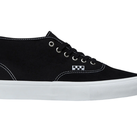 Vans Skate Authentic Mid (Black/White)