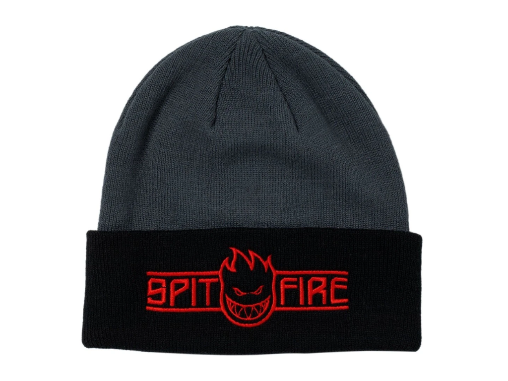 Spitfire LTB Bighead Script Beanie (Charcoal/Black)