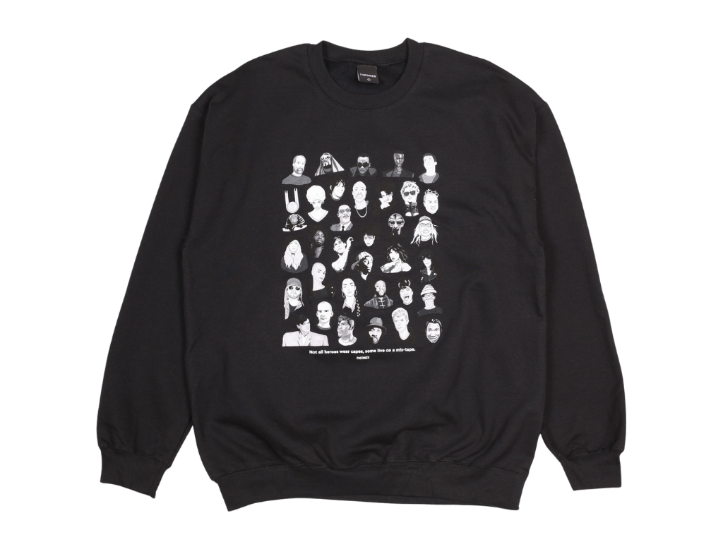 Theories Mixtape Crewneck (Black)